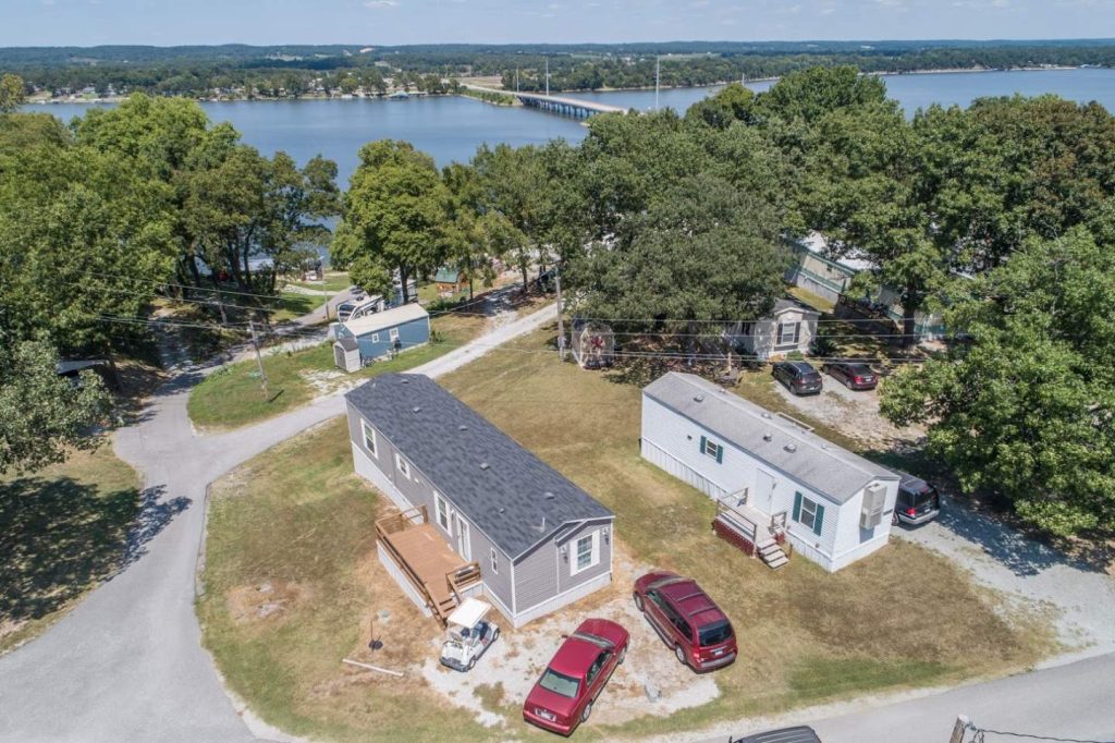 manufactured homes at Grand View Village Resort