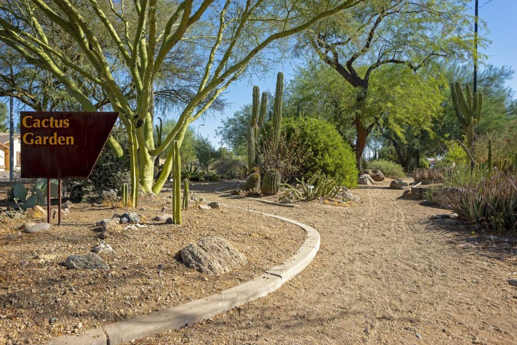 Sundial surrounding area
